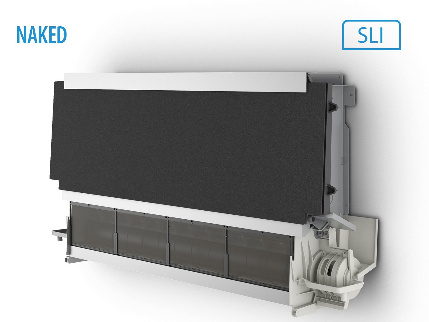 Naked20SLI-1100-1600-1.jpg Вентилаторен конвектор за вграждане инвертор SLI 1400 - Image 1